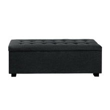 Load image into Gallery viewer, Premium Storage Ottoman - Charcoal
