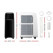 Load image into Gallery viewer, Devanti Portable Air Conditioner Window Kit Cooling Cooler Mobile Fan 9000BTU
