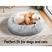 Load image into Gallery viewer, i.Pet Pet bed Dog Cat Calming Pet bed Small 60cm Charcoal Sleeping Comfy Cave Washable
