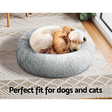 Load image into Gallery viewer, i.Pet Pet bed Dog Cat Calming Pet bed Small 60cm Light Grey Sleeping Comfy Cave Washable
