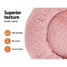 Load image into Gallery viewer, i.Pet Pet bed Dog Cat Calming Pet bed Medium 75cm Pink Sleeping Comfy Cave Washable
