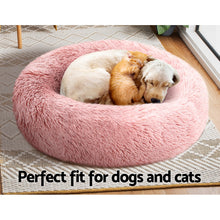 Load image into Gallery viewer, i.Pet Pet bed Dog Cat Calming Pet bed Medium 75cm Pink Sleeping Comfy Cave Washable
