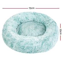 Load image into Gallery viewer, i.Pet Pet bed Dog Cat Calming Pet bed Medium 75cm Teal Sleeping Comfy Cave Washable
