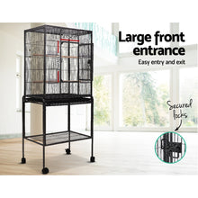 Load image into Gallery viewer, i.Pet Bird Cage Pet Cages Aviary 144CM Large Travel Stand Budgie Parrot Toys
