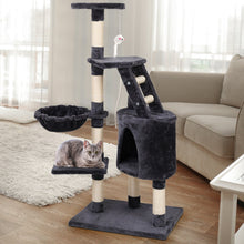 Load image into Gallery viewer, i.Pet Cat Tree 120cm Trees Scratching Post Scratcher Tower Condo House Furniture Wood Multi Level
