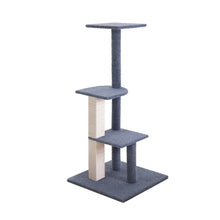 Load image into Gallery viewer, i.Pet Cat Tree 124cm Trees Scratching Post Scratcher Tower Condo House Furniture Wood Steps
