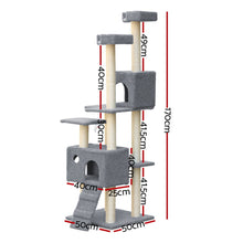 Load image into Gallery viewer, i.Pet Cat Scratching Tree 170CM Scratcher Post Pole Furniture Toy Multi Level
