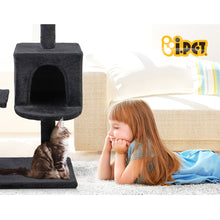 Load image into Gallery viewer, i.Pet Cat Tree 140cm Trees Scratching Post Scratcher Tower Condo House Furniture Wood
