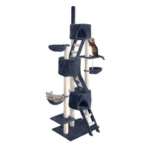 Load image into Gallery viewer, i.Pet Cat Tree 244cm Trees Scratching Post Scratcher Tower Condo House Furniture Wood
