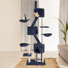Load image into Gallery viewer, i.Pet Cat Tree 244cm Trees Scratching Post Scratcher Tower Condo House Furniture Wood
