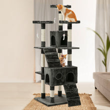 Load image into Gallery viewer, i.Pet Cat Tree 180cm Trees Scratching Post Scratcher Tower Condo House Furniture Wood
