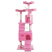 Load image into Gallery viewer, i.Pet Cat Tree 180cm Trees Scratching Post Scratcher Tower Condo House Furniture Wood Pink
