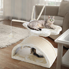 Load image into Gallery viewer, i.Pet Cat Tree 45cm Trees Scratching Post Scratcher Tower Condo House Furniture Wood Beige
