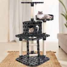 Load image into Gallery viewer, i.Pet Cat Tree 120cm Trees Scratching Post Scratcher Tower Condo House Furniture Wood 120cm
