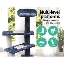 Load image into Gallery viewer, i.Pet Cat Tree 100cm Trees Scratching Post Scratcher Tower Condo House Furniture Wood Steps
