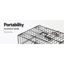 Load image into Gallery viewer, i.Pet Dog Cage 24inch Pet Cage - Black
