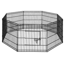 Load image into Gallery viewer, i.Pet Pet Dog Playpen 24&quot; 8 Panel Puppy Exercise Cage Enclosure Fence
