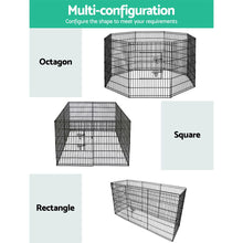 Load image into Gallery viewer, i.Pet Pet Dog Playpen 36&quot; 8 Panel Puppy Exercise Cage Enclosure Fence

