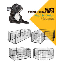 Load image into Gallery viewer, i.Pet Pet Playpen Dog Playpen 8 Panel Exercise Cage Enclosure Fence 80x80cm
