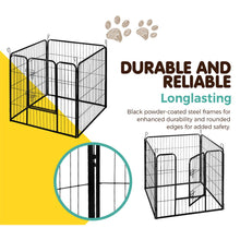 Load image into Gallery viewer, i.Pet Pet Playpen Dog Playpen 8 Panel Exercise Cage Enclosure Fence 80x80cm
