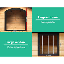 Load image into Gallery viewer, i.Pet Dog Kennel Kennels Outdoor Wooden Pet House Puppy Extra Large XXL Outside
