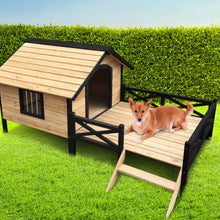 Load image into Gallery viewer, i.Pet Dog Kennel Kennels Outdoor Wooden Pet House Puppy Extra Large XXL Outside
