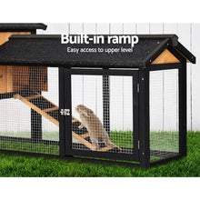 Load image into Gallery viewer, i.Pet Chicken Coop Rabbit Hutch Wooden Cage Pet Hutch 165cm x 52cm x 86cm
