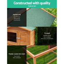 Load image into Gallery viewer, i.Pet Rabbit Hutch Chicken Coop 155cm Tall Wooden Pet Hutch
