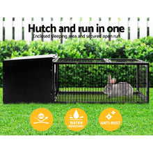 Load image into Gallery viewer, i.Pet Rabbit Cage Hutch Cages Indoor Outdoor Hamster Enclosure Pet Metal Carrier 122CM Length
