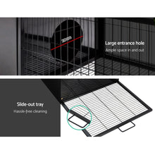Load image into Gallery viewer, i.Pet Rabbit Cage Hutch Cages Indoor Outdoor Hamster Enclosure Pet Metal Carrier 162CM Length
