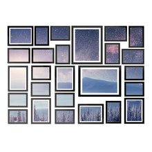 Load image into Gallery viewer, 26 PCS Picture Photo Frame Wall Set Home Decor Present Gift Black - Oceania Mart
