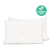 Load image into Gallery viewer, Giselle Bedding Set of 2 Single Bamboo Memory Foam Pillow
