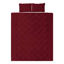 Load image into Gallery viewer, Giselle Luxury Classic Bed Duvet Doona Quilt Cover Set Hotel King Burgundy Red
