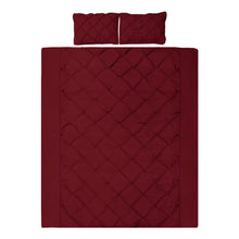 Load image into Gallery viewer, Giselle Luxury Classic Bed Duvet Doona Quilt Cover Set Hotel Super King Burgundy Red

