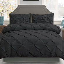 Load image into Gallery viewer, Giselle Bedding King Size Quilt Cover Set - Black
