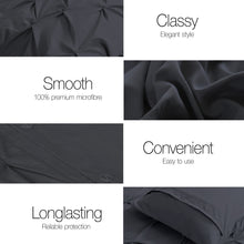 Load image into Gallery viewer, Giselle Bedding Queen Size Quilt Cover Set - Black
