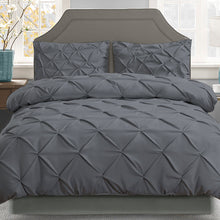 Load image into Gallery viewer, Giselle Bedding Queen Size Quilt Cover Set - Charcoal
