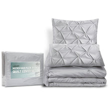 Load image into Gallery viewer, Giselle Bedding Queen Size Quilt Cover Set - Grey
