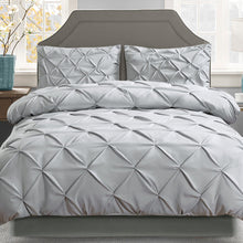 Load image into Gallery viewer, Giselle Bedding Super King Size Quilt Cover Set - Grey
