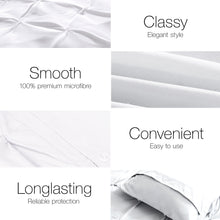 Load image into Gallery viewer, Giselle Bedding King Size Quilt Cover Set - White
