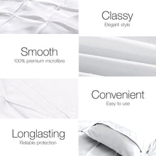 Load image into Gallery viewer, Giselle Bedding Super King Size Quilt Cover Set - White
