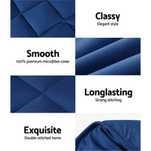 Load image into Gallery viewer, Giselle Bamboo Microfibre Microfiber Quilt 700GSM King Doona All Season Blue
