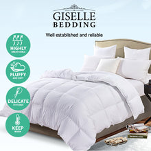 Load image into Gallery viewer, Giselle Bedding King Size 700GSM Goose Down Feather Quilt
