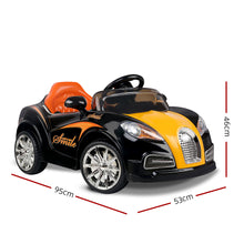 Load image into Gallery viewer, Rigo Kids Ride On Car  - Black &amp; Orange
