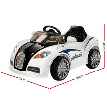Load image into Gallery viewer, Rigo Kids Ride On Car - Black &amp; White
