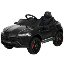 Load image into Gallery viewer, 12V Electric Kids Ride On Toy Car Licensed Lamborghini URUS Remote Control Black - Oceania Mart
