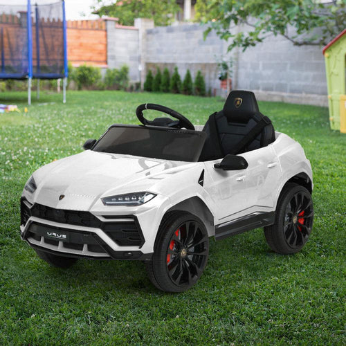 12V Electric Kids Ride On Toy Car Licensed Lamborghini URUS Remote Control White - Oceania Mart