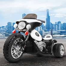 Load image into Gallery viewer, Rigo Kids Ride On Motorbike Motorcycle Toys Black White
