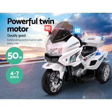 Load image into Gallery viewer, Rigo Kids Ride On Motorbike Motorcycle Car White
