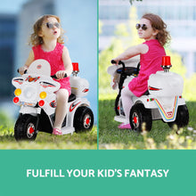 Load image into Gallery viewer, Rigo Kids Ride On Motorbike Motorcycle Car Toys White
